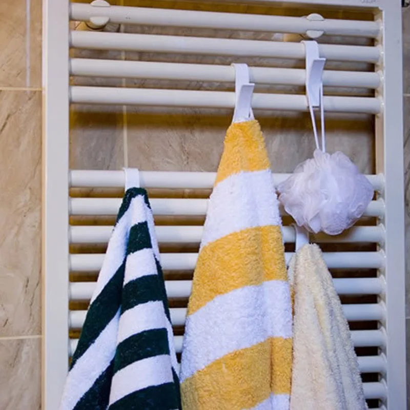 4 шт. белые вешалки для хранения полотенец с подогревом | Дом и сад