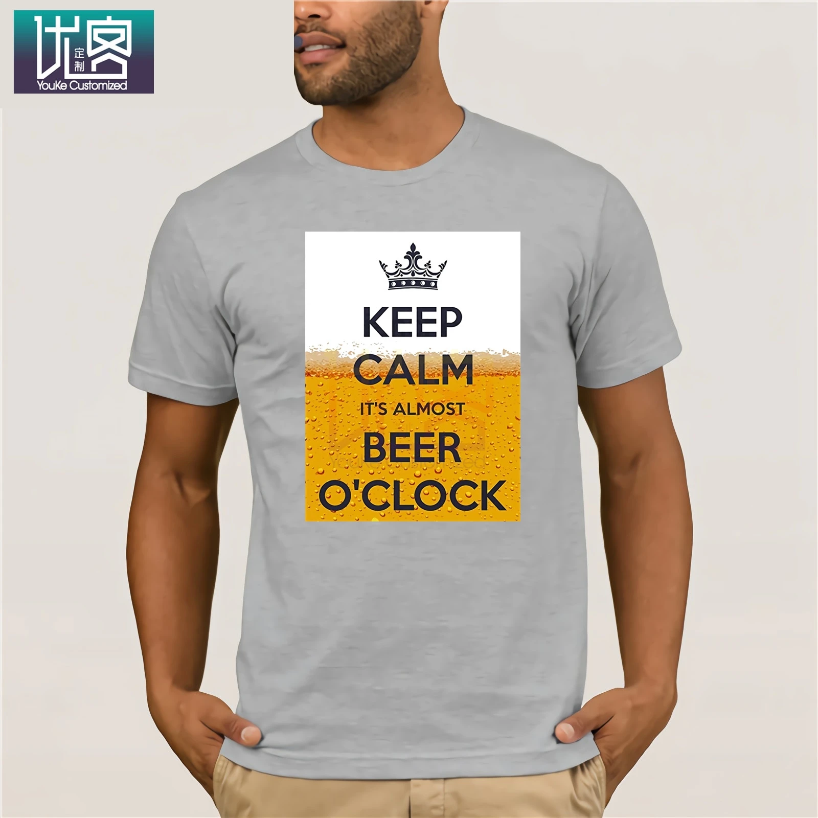 Мужская Повседневная Футболка Keep Calm футболка в стиле хип хоп с надписью Masks