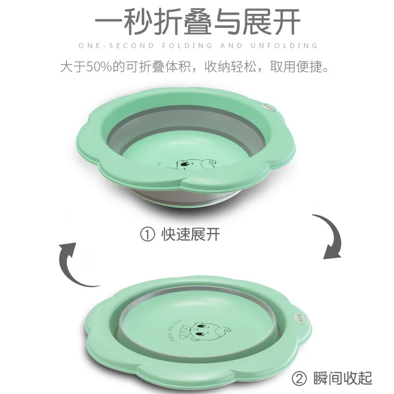 Детская складная раковина детская пластиковая силиконовая | Дом и сад