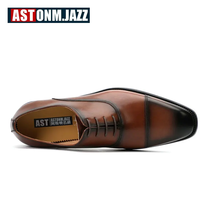 Мужская повседневная обувь мужская Свадебная с перфорацией типа броги из