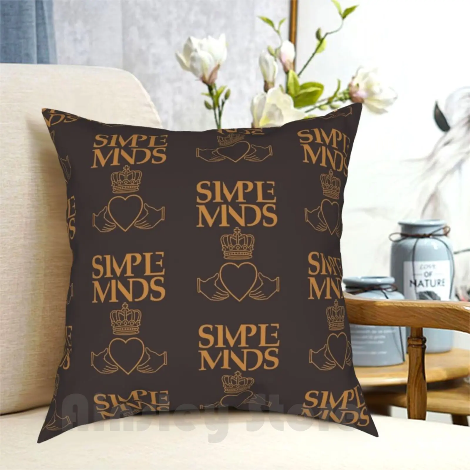 

Simple Minds Logo Pillow Case Printed Home Soft Throw Pillow Alive And Kicking Dont You Forget About Me The Breakfast