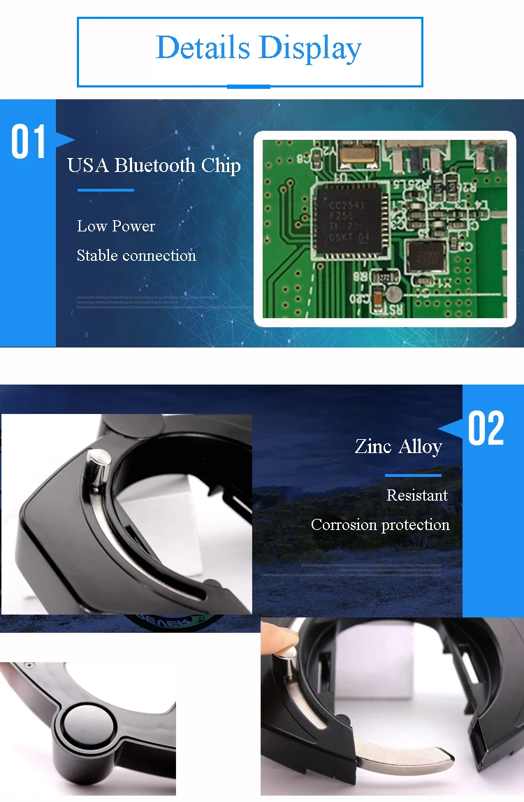Велосипедный замок, Bluetooth, умный замок, Противоугонная сигнализация, без ключа, приложение, управление, водонепроницаемый, велосипедный замок