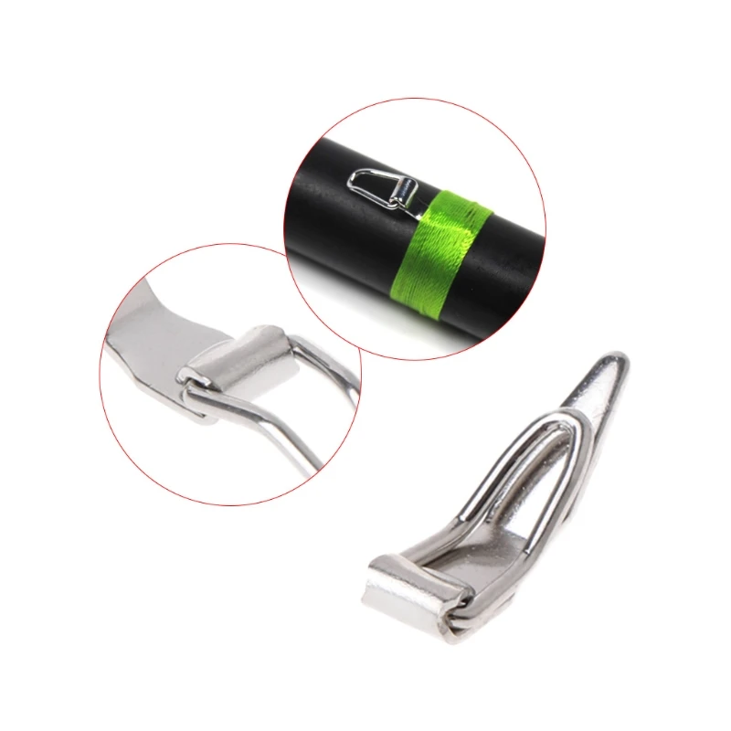 

Fishing Rod Hook Baits Hanging Folding Stainless Steel Tackle Parts Accessories