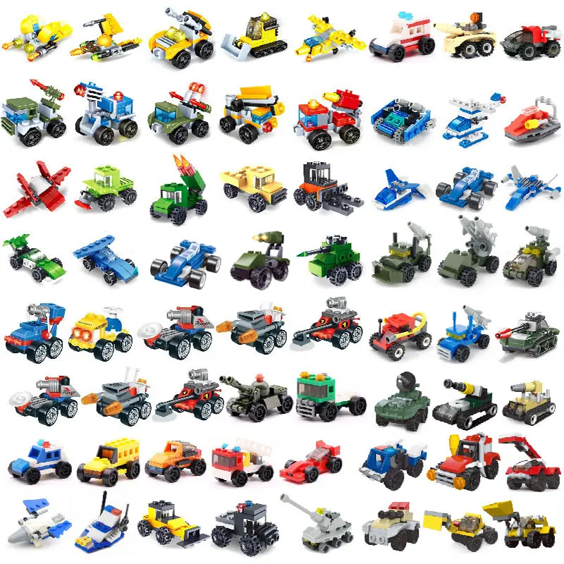 Legoed City Военный мини транспортный Танк самолет автомобиль мотоцикл DIY