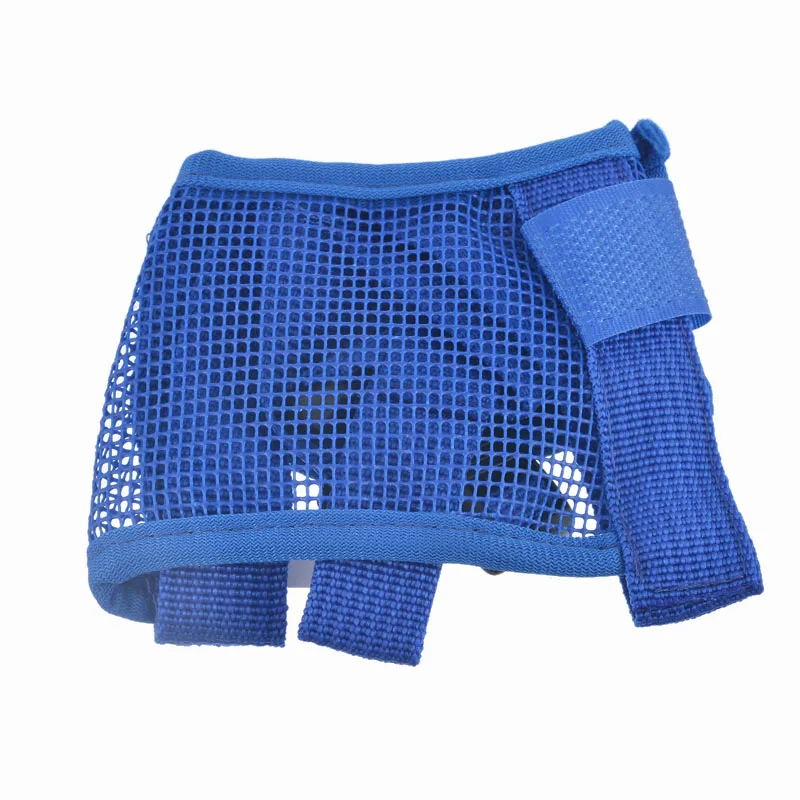 Собака Регулируемая маска с дышащей сеткой мордочками для маленькой большой