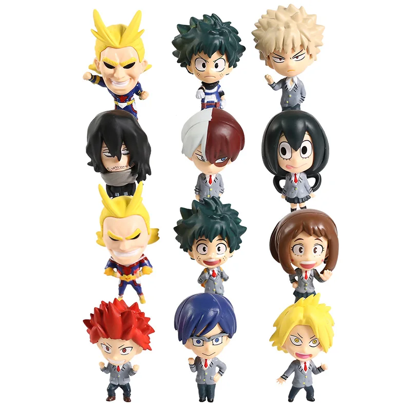 

Мой герой Академия Izuku Midoriya Bakugou Katsuki Todoroki Shoto все может мини ПВХ Фигурки игрушки 6 шт./компл.