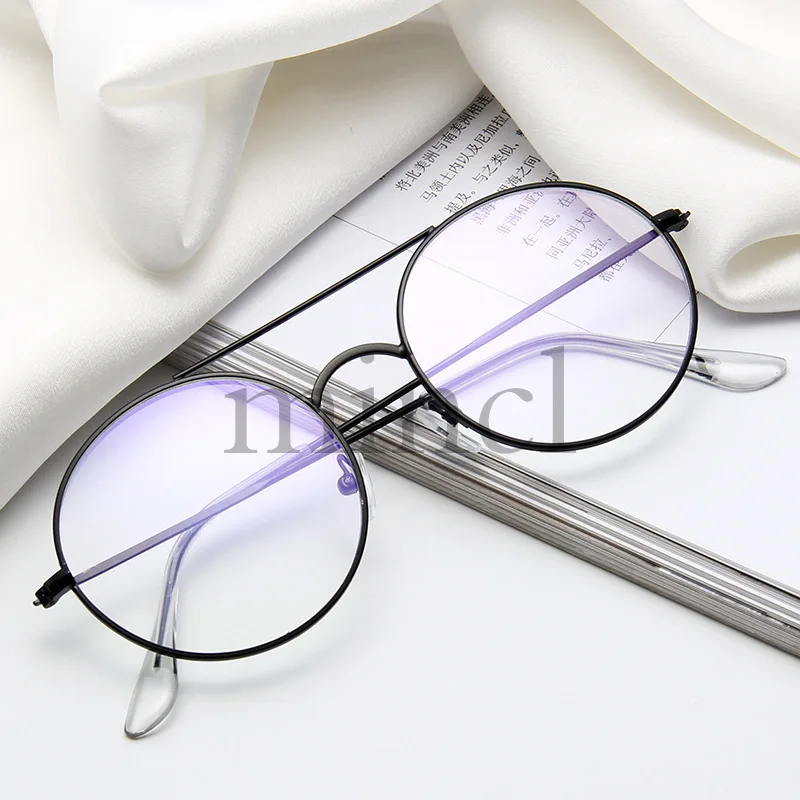 2019 винтажные женские очки мужские оправы для очков металлические круглые с