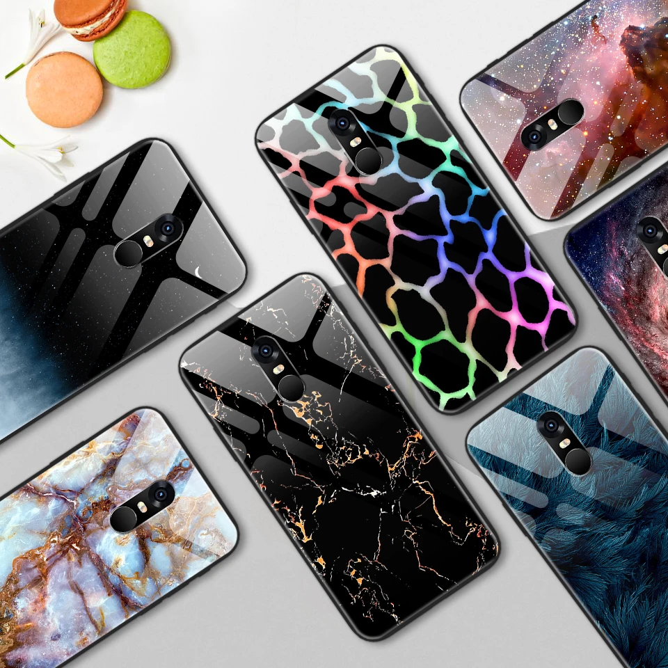 Для Xiaomi Redmi Note 4/4X роскошный чехол из закаленного стекла для Remi Note 4 Pro CN Version/4 Gobal Version Fashion Soft Edge Shell