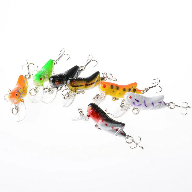 7 шт./компл. 4 5 см/4 1 г приманки рыболовные Пластик жесткая Приманка Minnow