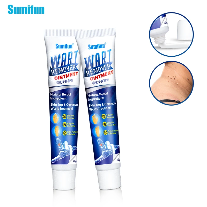 

3 Pcs Sumifun Warts Remover Ointment Remover Herbal Extract Corn Plaster Warts Cream Wart Treatment Cream Skin Care