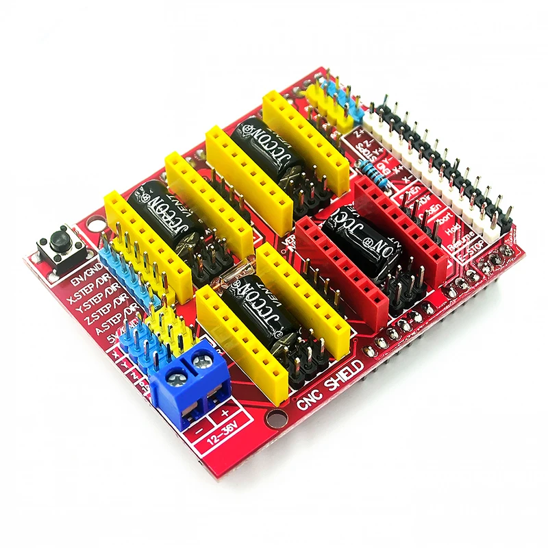 CNC Shield V3 engraving machine 3D Printer+ 4pcs A4988/DRV8825 Driver expansion board for Arduino + UNO R3 with USB cable | Инструменты