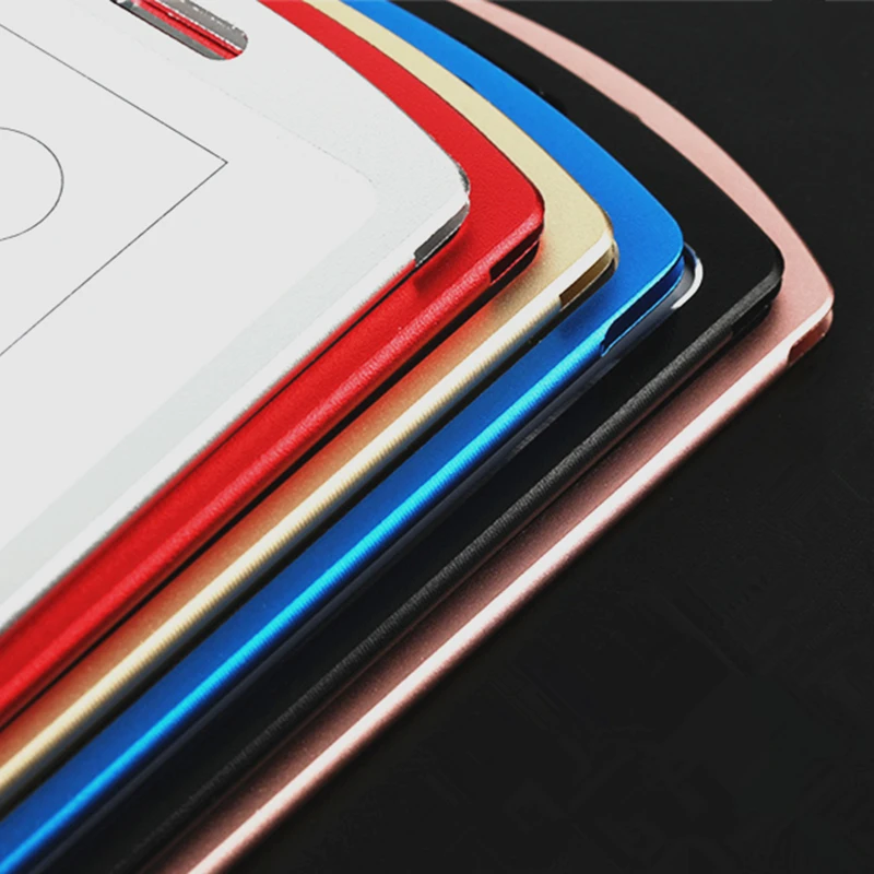 Вертикальный чехол из алюминиевого сплава разных цветов с отделением для карт|card