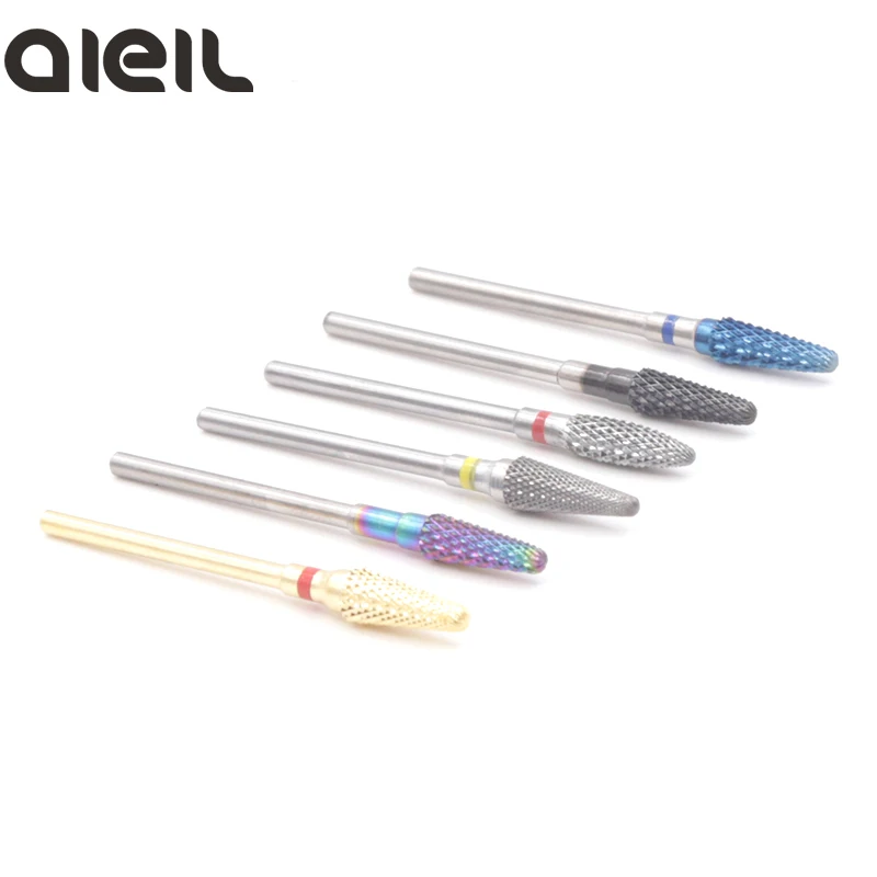 7 шт. набор твердосплавных керамических сверл для ногтей насадка маникюра