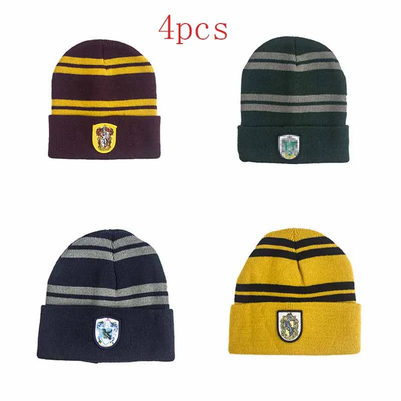 Волшебная школьная шапка для косплея на Хэллоуин зимний шейный платок Когтевран