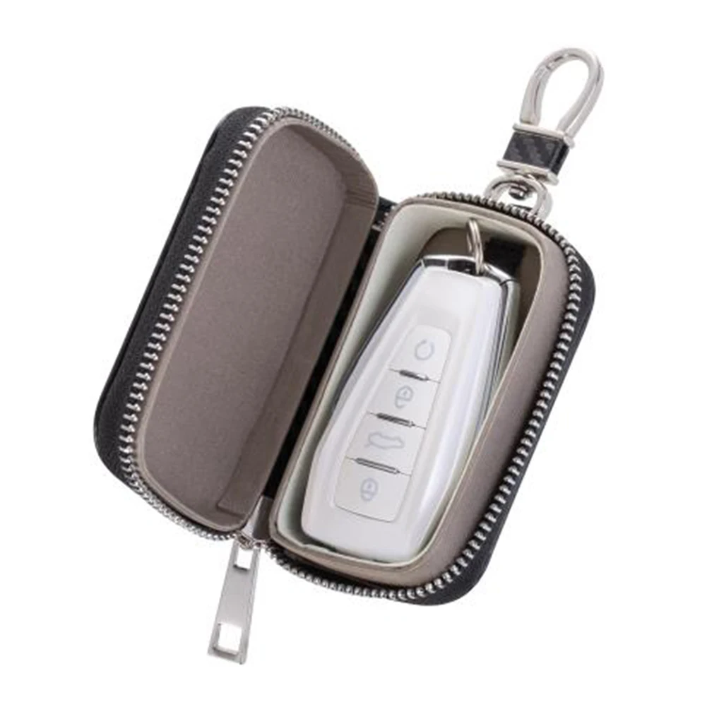 2021 брелок сумка Фарадея RFID сигнала Экранирование молния ключа автомобиля
