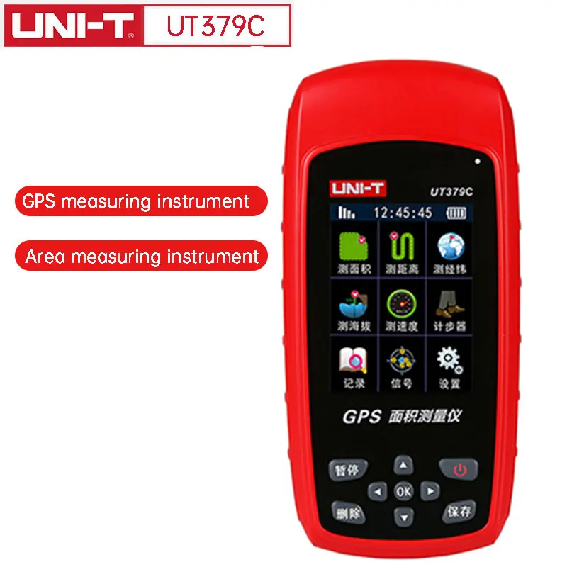 

GPS-измеритель параметров UT379C, измеритель широты и долготы, прибор для измерения площади, инструменты для измерения площади Земли