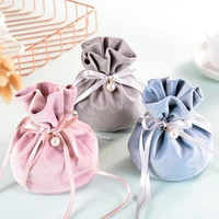 creative velvet yarn jewelry pouch wedding christmas gift bags jewelry packaging bags candy gift bags jewelry bag 912 cm