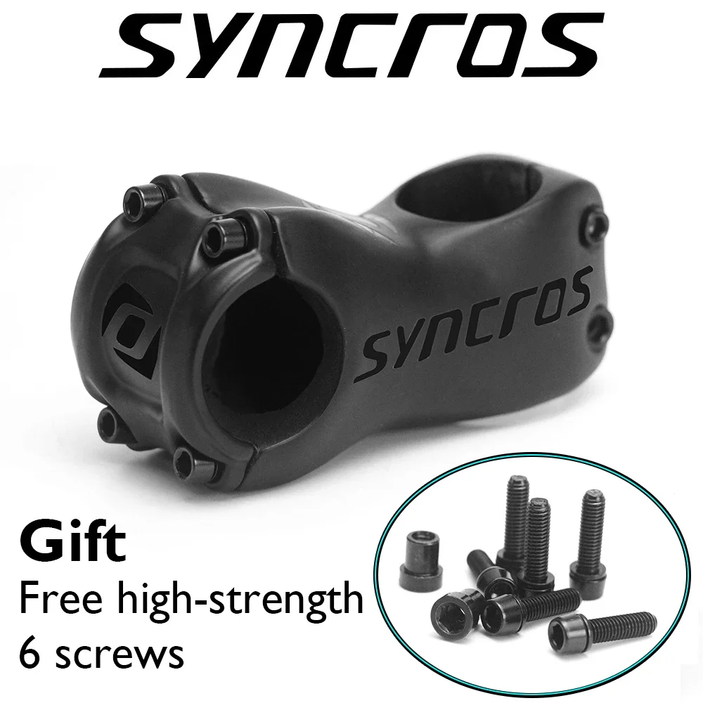 Syncros Bicycle Stem Ultra light Full Carbon Fiber Fraser SL MTB/Mountain/Road Bike Stem Angle 6/17 degree 31.8mm*70-120mm