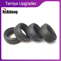 4pcs rc racing on road rubber tread rally tyre soft for tamiya traxxas 110 drift car upgrade parts