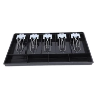 5 grid money cash coin register insert tray replacement cashier drawer storage register tray box classify store