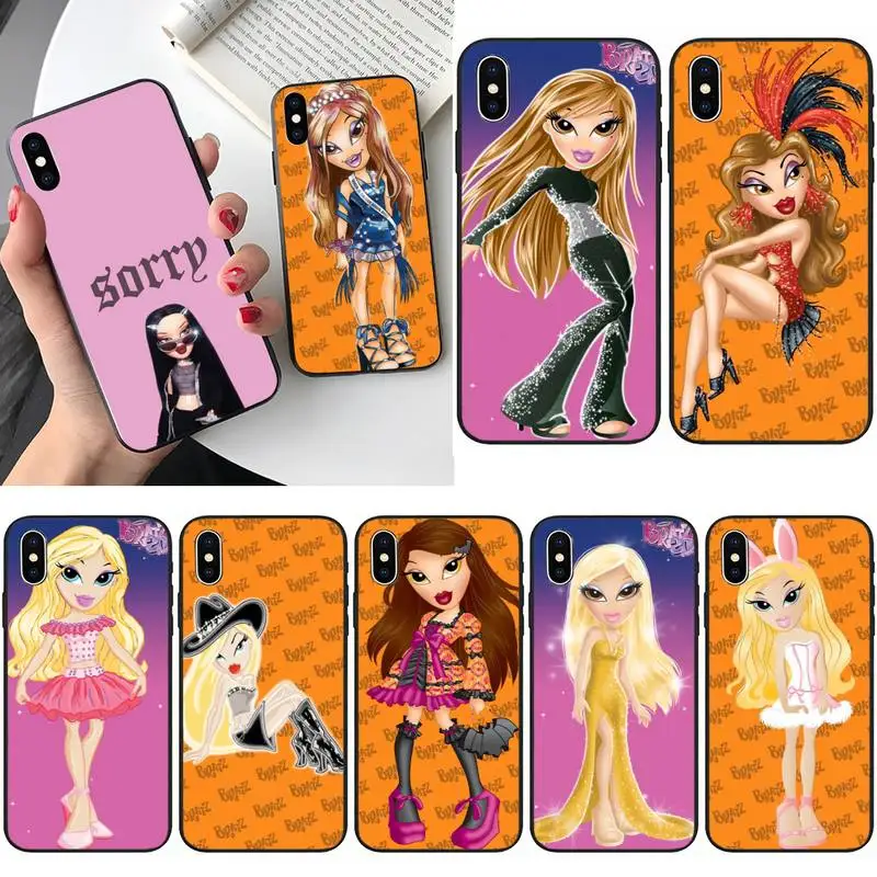 

Cute Bratz Phone Case For iPhone 12 Mini 11 Pro XS Max X XR 7 8 Plus