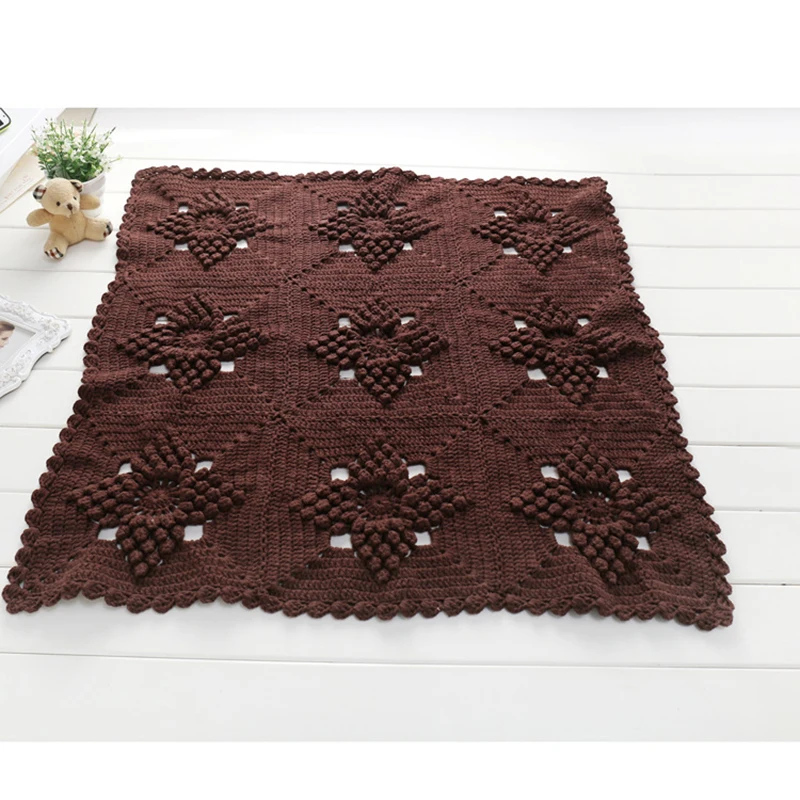 Одеяло ручной работы для новорожденных реквизит фотографий вязаное крючком