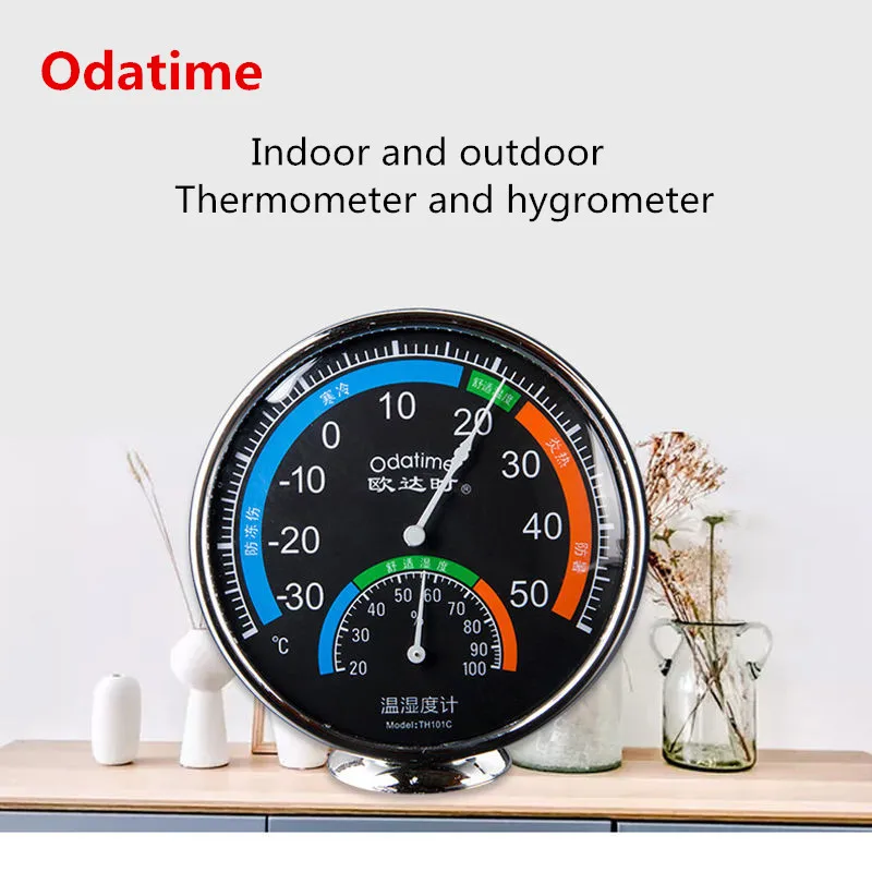Комнатный термометр Odatime белый домашний гигрометр измерительный инструмент