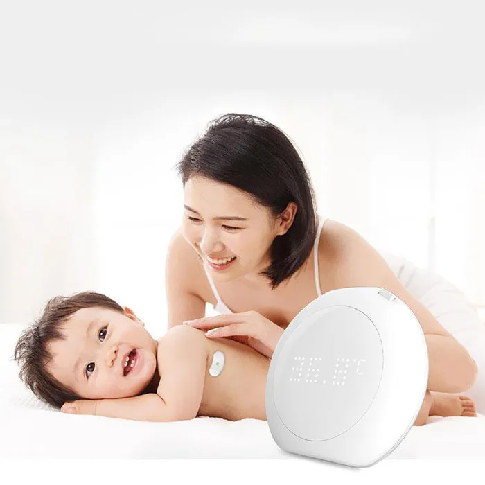 Fanmi fl-bfm001 термометр, 24 часа, умный монитор для детской температуры, беспроводные оповещения, носимые цифровые для младенцев и малышей