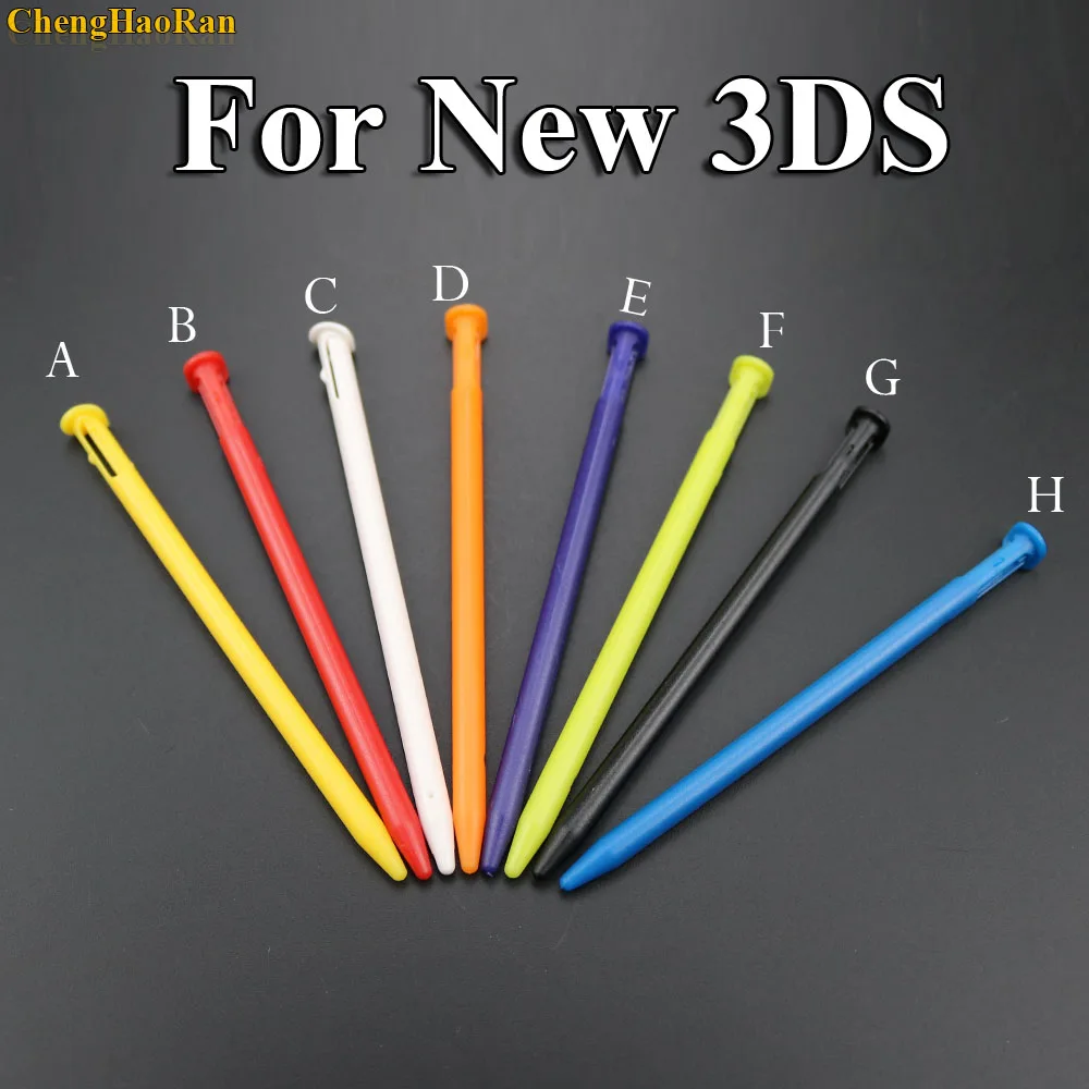 24 шт. 8 цветов 1 многоцветный стилус для сенсорного экрана Пластиковый Стилус N 3DS