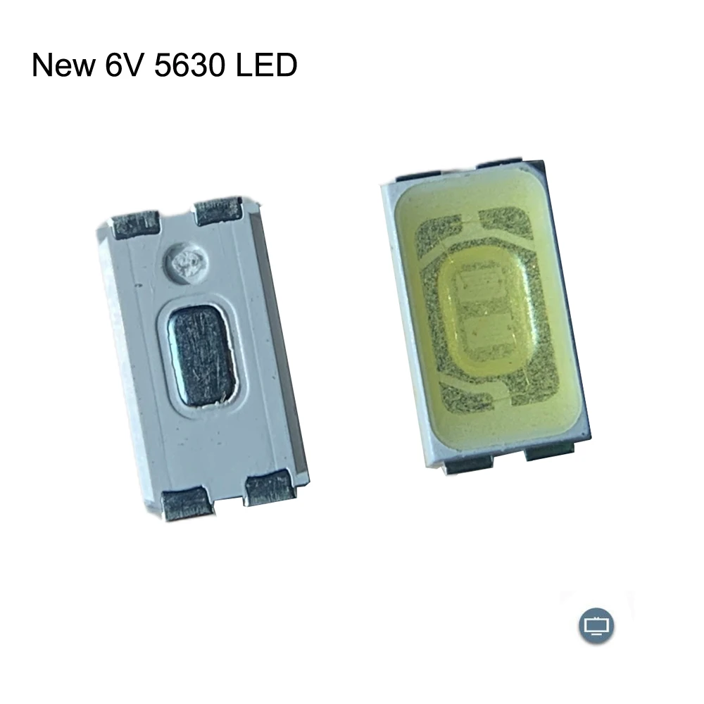 

50PCS 100PCS LED 5630 6V 3V Samsung Cool White For TV Backlight