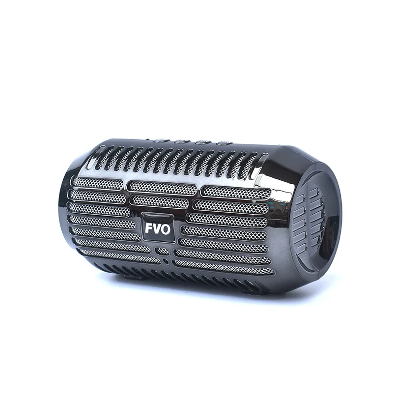 Black Портативный Bluetooth динамик s стерео мини беспроводной динамик с fm-радио USB SD карта AUX MP3 Воспроизведение музыки сабвуфер Колонка для телефона - Цвет: Black
