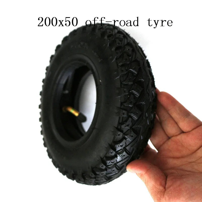 Аксессуары для электромобилей 8 дюймов 200x50 резиновая шина внутренняя и внешняя