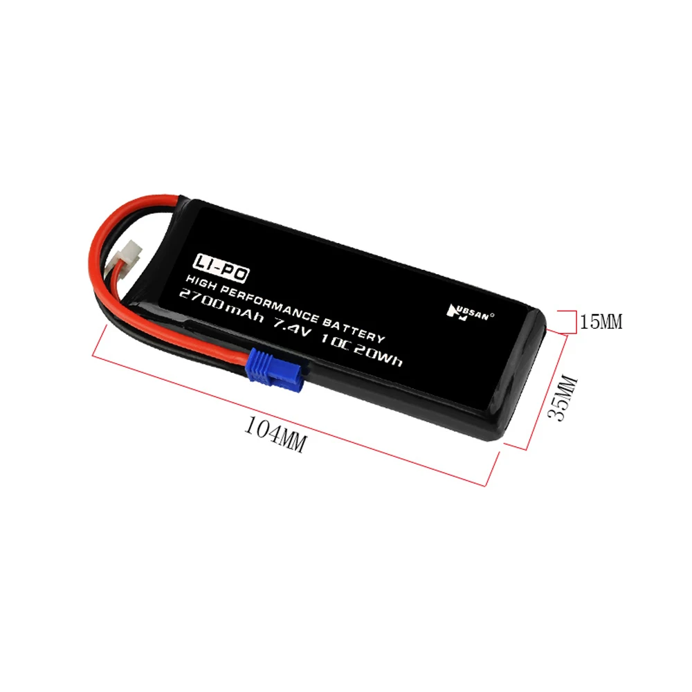 H501S X4 RC Quadcopter запасные части 7 4 V 2700mAh 10C Lipo батарея для H501C часть|lipo battery|spare partsbattery lipo