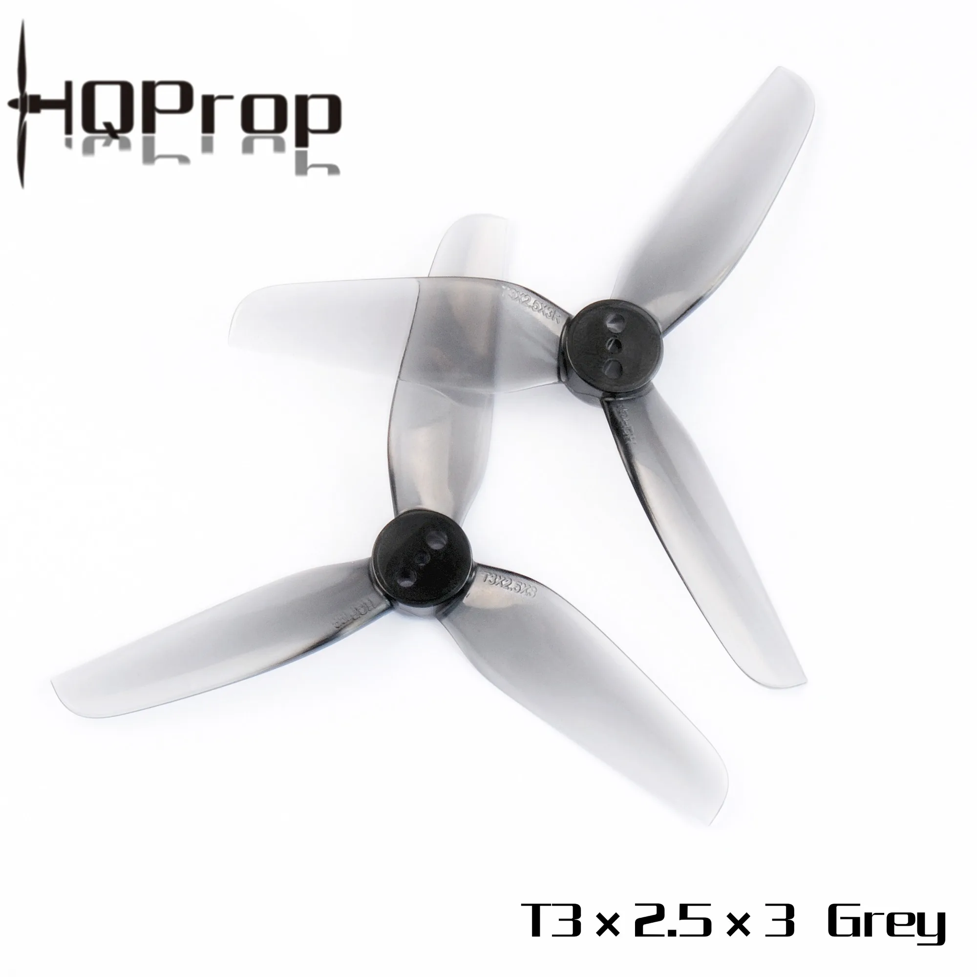 HQPROP T3X2.5X3 серый 3025 3 лопастной PC Пропеллер для RC FPV Racing Фристайл дюймов Cinewhoop