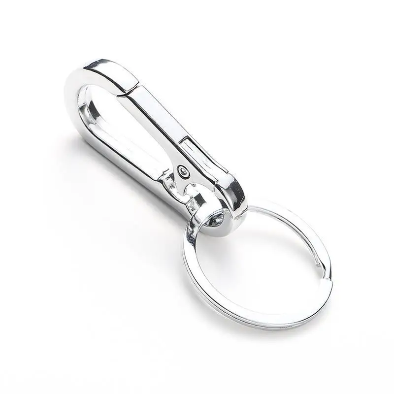 Брелок-Карабин из нержавеющей стали портативный Съемный брелок для ключей