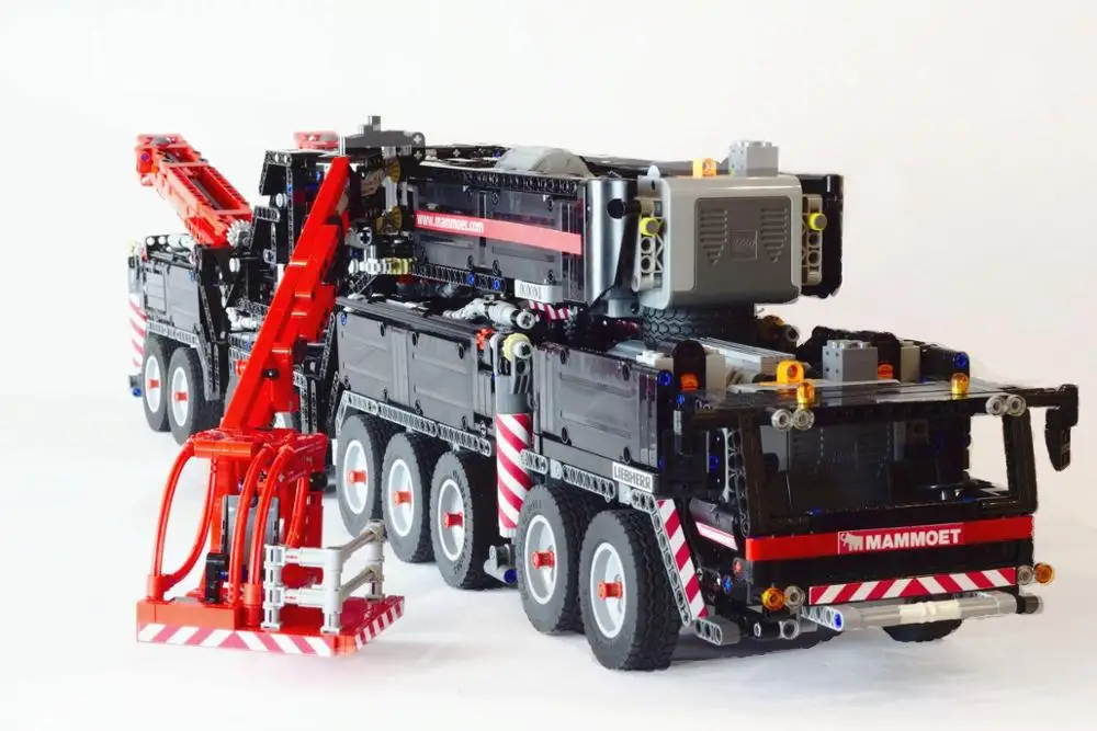 KEJI MOC 20920 LTM11200 Liebherrr RC строительные блоки с дистанционным управлением наборы