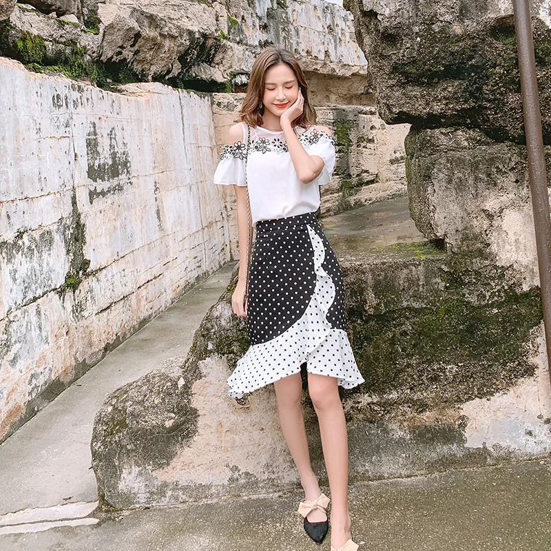 Новые летние платья 2019 года модные блестящие и облегающие комплект из двух