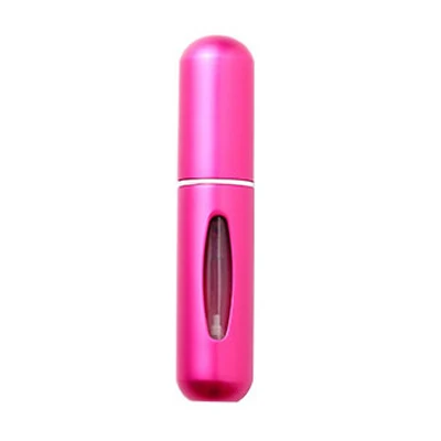 ROSE 5ml Refillable Mini Perfume Bottle Atomizer Aluminum Atomizer Portable Travel Cosmetic Container Perfume Bottle Spray Container - Цвет: ROSE