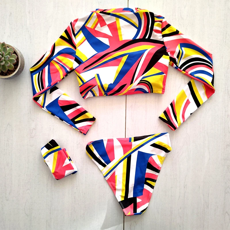 Сексуальный купальник на молнии в африканском стиле для женщин бикини 2020 с