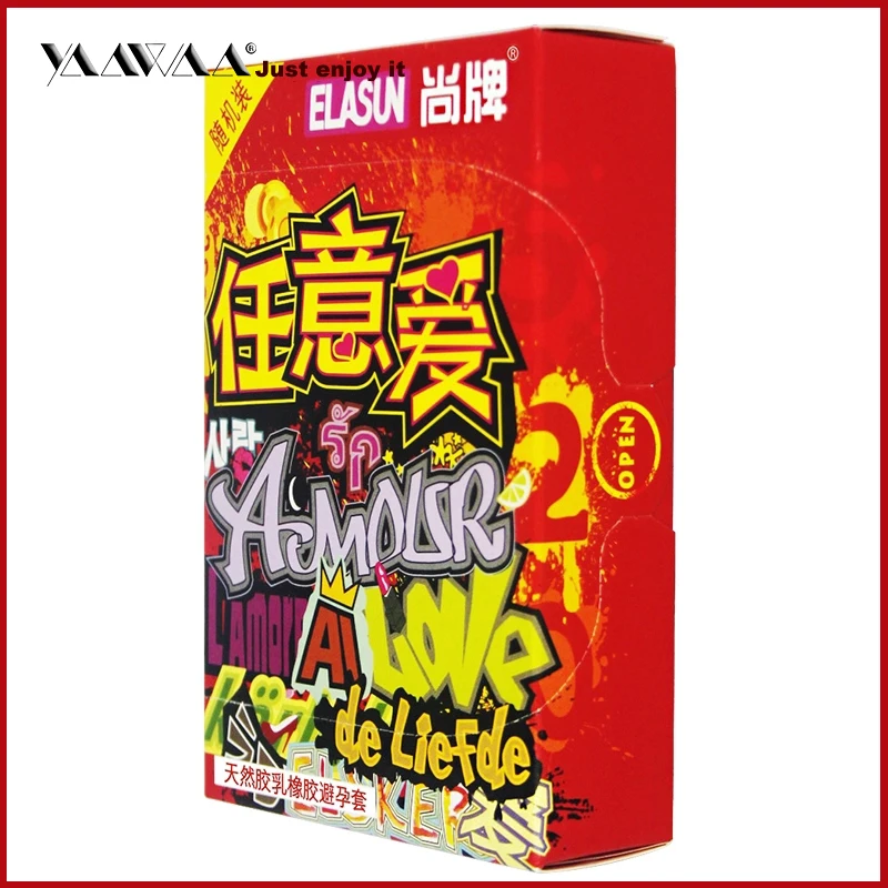 Презервативы ELASUN 16 шт. ультратонкие презервативы со льдом и огнем двойные