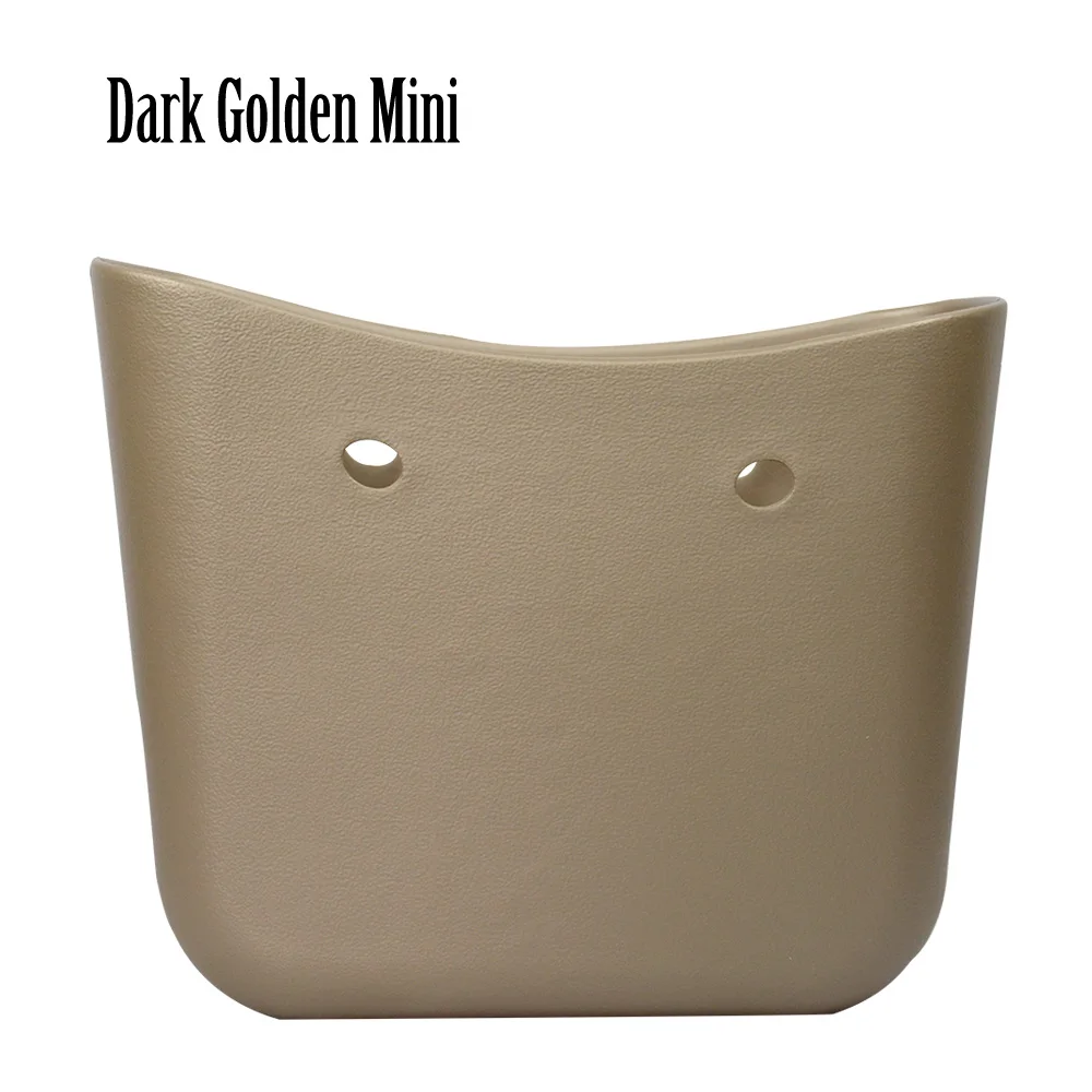 dark golden TANQU новая мини-сумка EVA сумка женская сумка резиновая Силиконовая Водонепроницаемая модная женская сумка - Цвет: dark golden