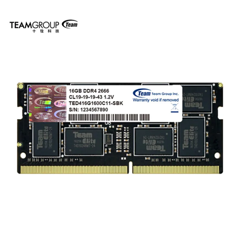 

Оперативная память для ноутбука TEAMGROUP, 4 ГБ, 8 ГБ, 16 ГБ, 32 ГБ, ELITE SO-DIMM DDR4, 1,2 в, 2666 МГц, 3200 МГц, RAM