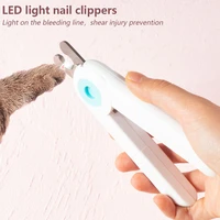 pet nail clippers for dogs for cats led light pet claw scissors nails trimmer grooming tool pet supplies for dropshipping