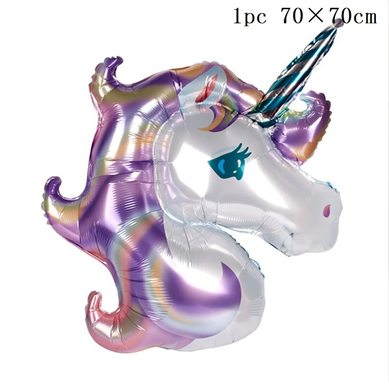 Big Unicorn Huiran «Мой маленький пони»; подарки на день рождения; вечерние принадлежности с единорогом; декор для вечеринки в честь Дня рождения; декор для мальчиков и девочек; единороги - Цвет: Big Unicorn
