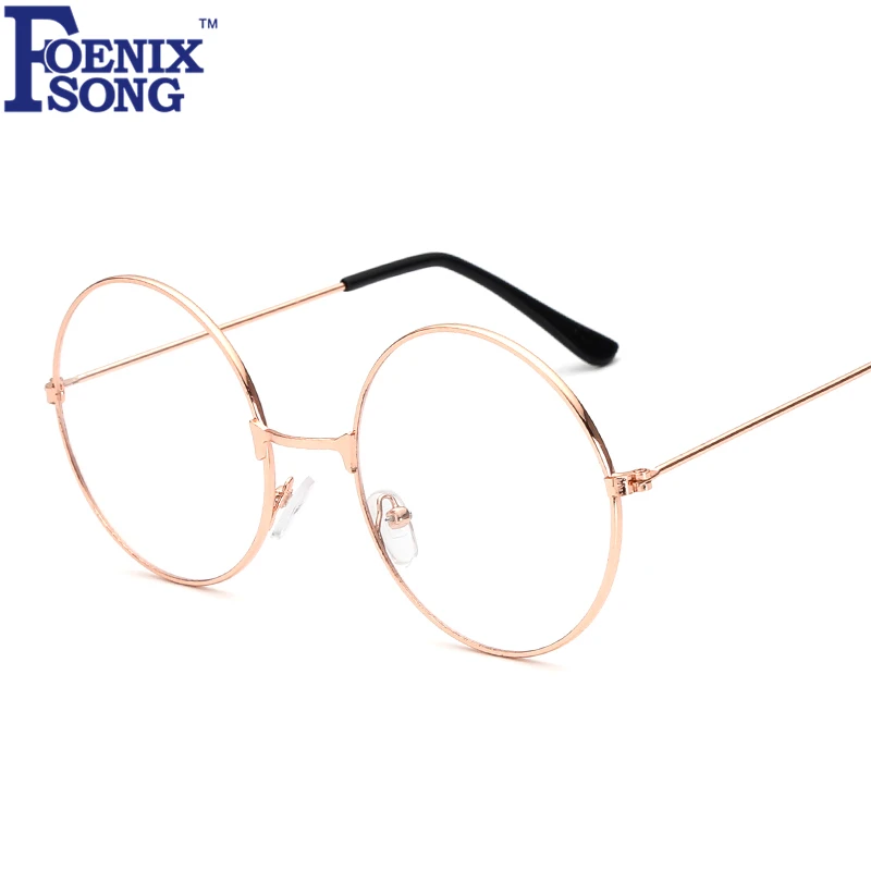 FOENIXSONG, мужские и женские очки для чтения, Gafas De Lectura, брендовые новые ретро очки, винтажные очки, черная Золотая оправа, HH1861