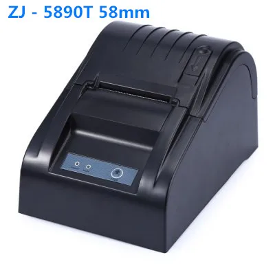 Zjiang ZJ 5890 T принтер 58 мм USB термальная Чековая печать портативная