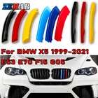 3 шт., автомобильная решетка радиатора BMW E70 E53 F15 G05 X5 2021 2020 1999-2019