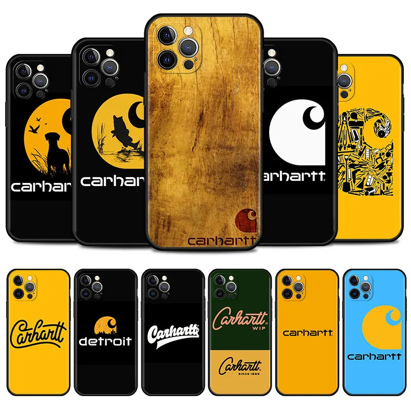 

Famous Brand Carhartts Cell Phone Case For IPhone 11 Pro 12 13 Mini XR X 7 8 6 6S Plus XS Max 5 5S SE Mobile Phones Cover