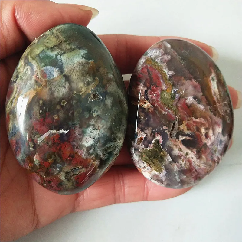 Натуральный камень морская яшма пальмовые целебные кристаллы декоративная