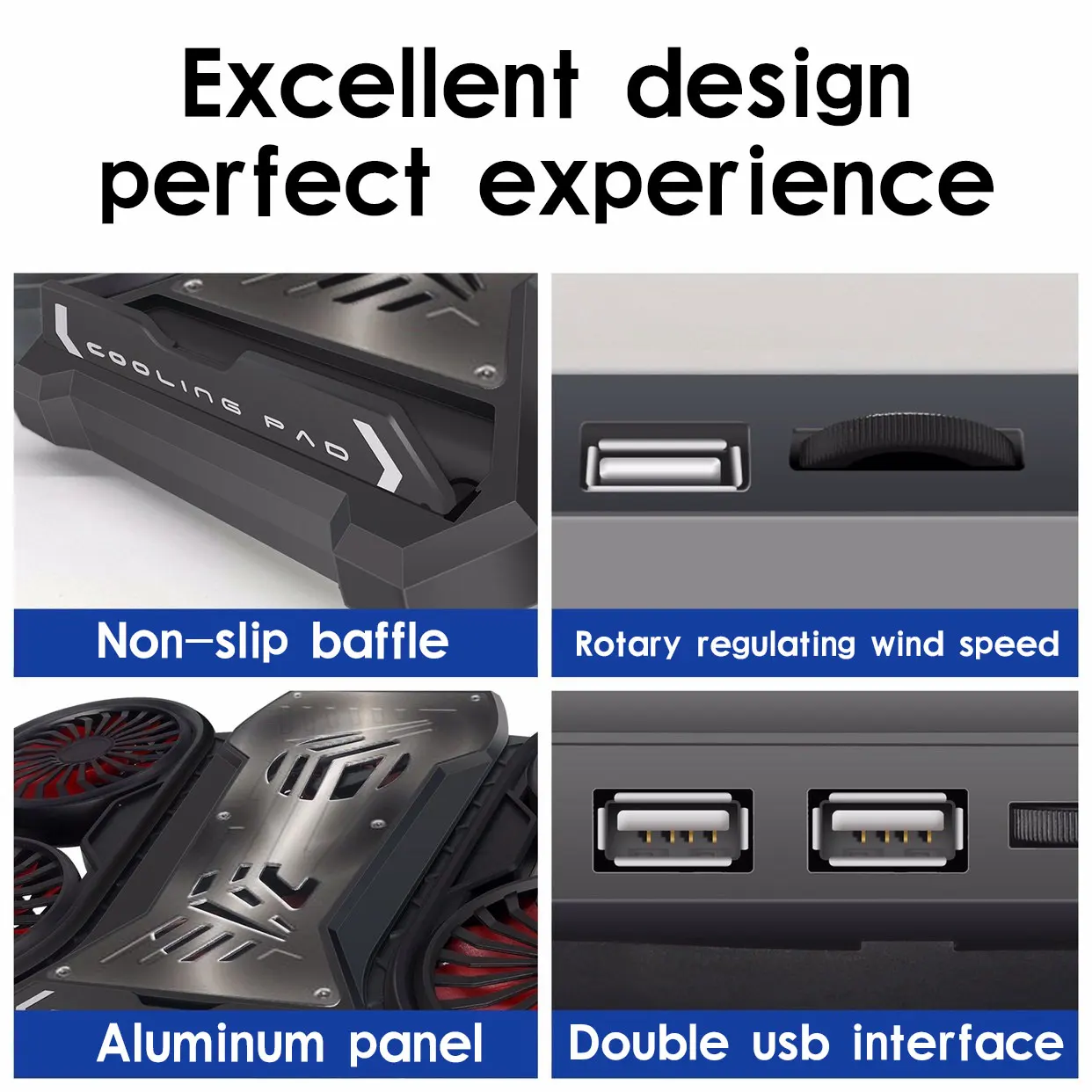 подставка для ноутбука с 6 вен